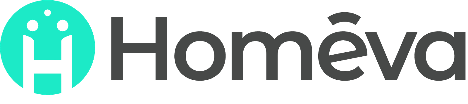 Homeva logo gray